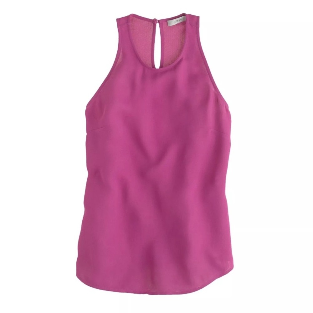 J. Crew Pink racer back Tank Top Size 0